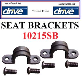 Seat Brackets (3) and Hardware for 11053A/B Rollators