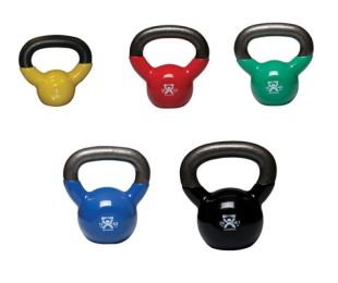 Kettlebell Vinyl Coated Weight Set  5  7.5  10  15  & 20lb