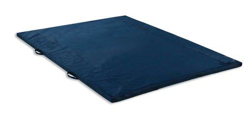 Exercise Mat  2  Thick Navy W/Handles Non-Folding 4' X 6'