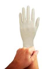 Latex Exam Gloves-Medium Powder-Free  Bx/100