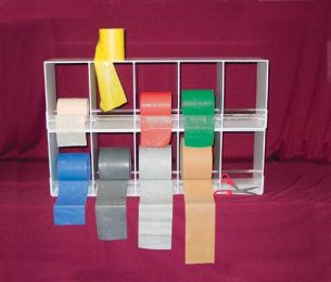 Cando Exercise Band Storage & Dispensing Rack - Duplex