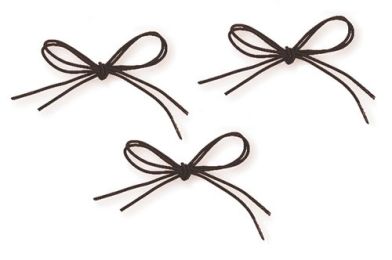 Shoe Laces Elastic Brown 30  Pk/3 pr.