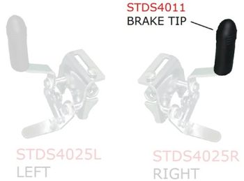 Rubber Tip only for Brake on Transport Chair