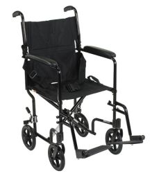 Wheelchair Transport Lightweight Silver 19