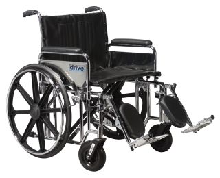 Bariatric Wheelchair Rem Full Arms  22  Wide w/ ELR
