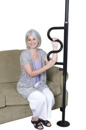 The Curve Security Pole Black