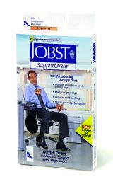 Jobst For Men 8-15 Over-The-Calf Sock Black X-Lg