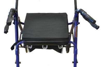 Rollator Cushion  Black 13 L x 14  W x 2 H