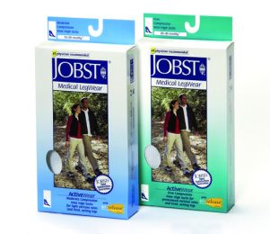 Jobst Active 15-20 Knee-Hi Socks Black Large