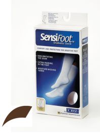 Sensifoot Diabetic Socks  Over the Calf  Brown  Medium