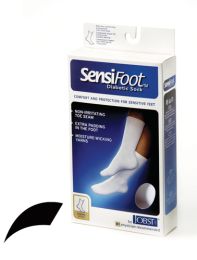 Sensifoot 8-15 Diabetic Sock Small Black
