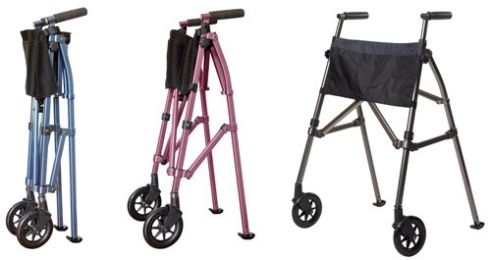 EZ Fold-N-Go Walker Cobalt Blue