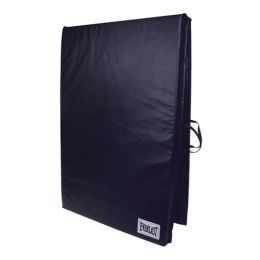 Exercise Mat W/Handles Navy Center-Fold 4' x 6' x 2