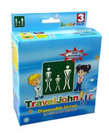 Travel John Disp Urinary Pouch  Juvenile  Bx/3