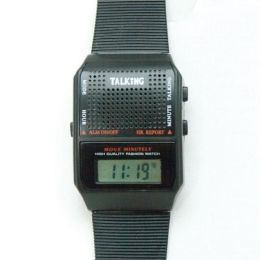 Talking Wrist Watch-English Square Face