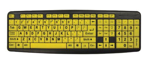 Bright Keys Low Vision Keyboard