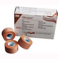 3M 1533-1 Micropore Surgical Tape-12/Box