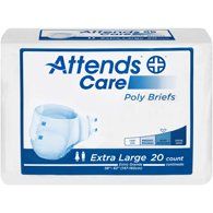Attends BR40 Poly Briefs-XL-60/Case