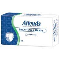 Attends BRB25 Breathable Briefs-Reg-72/Case