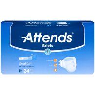 Attends BRBX15 Extra Absorbent Breathable Briefs-Small-96/Case