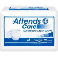 Attends BRW103036 Briefs Waistband Style-Large, Retail-36/Case