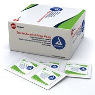 Dynarex 1113 Alcohol Prep Pads, Sterile-200/Box