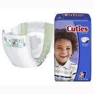 Cuties CRD701 Size 7 Baby Diapers-80/Case