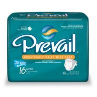 Prevail PV-013/1 Adult Briefs-Large-64/Case