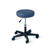 Hausmann Economy Air-Lift Stool-Lever Adjust-Short Height-Black