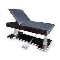 Hausmann 4797 Bariatric Hi-Lo Treatment Table w/ Power Backrest-Black
