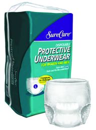 Underwear Disposable Medium 34 -46    (4 pks/20 per case)