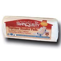 Tranquility 2070 TopLiner Booster Pad Medium Diaper Inserts 25/Bags