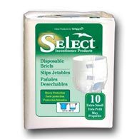 Select 3666 Extra Small Select Brief 100/Case