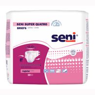 SENI S-RE10-BQ1 Super Quatro Briefs-Regular-10/Pack