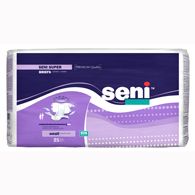 SENI S-SM25-BS1 Super Briefs for Heavy Incontinence-Small-25/Pack