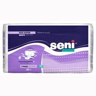 SENI S-XL25-BS1 Super Briefs for Heavy Incontinence-X-Large-75/Case