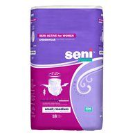 SENI S-MS18-AW1 Active For Women Underwear-Moderate-Small/Med-18/Pack