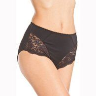 Shape One2One S4001 Lace Hi-Thi Brief-Large-Black