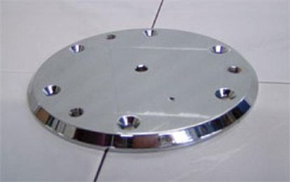 Advantage Rail Portable Floor Plate Silver
