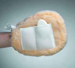 Sheepskin Bath Mitt  Universal